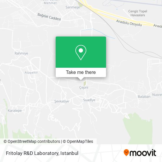 Fritolay R&D Laboratory map