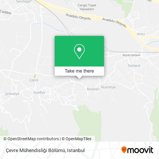 Çevre Mühendisliği Bölümü map