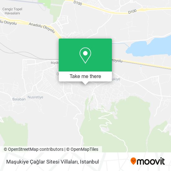 Maşukiye Çağlar Sitesi Villaları map