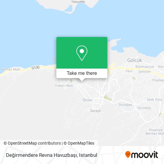 Değirmendere Revna Havuzbaşı map
