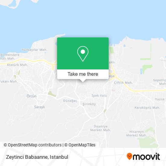 Zeytinci Babaanne map