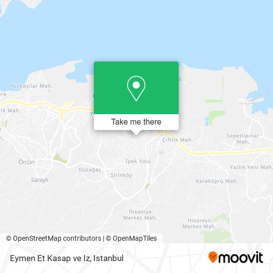 Eymen Et Kasap ve Iz map