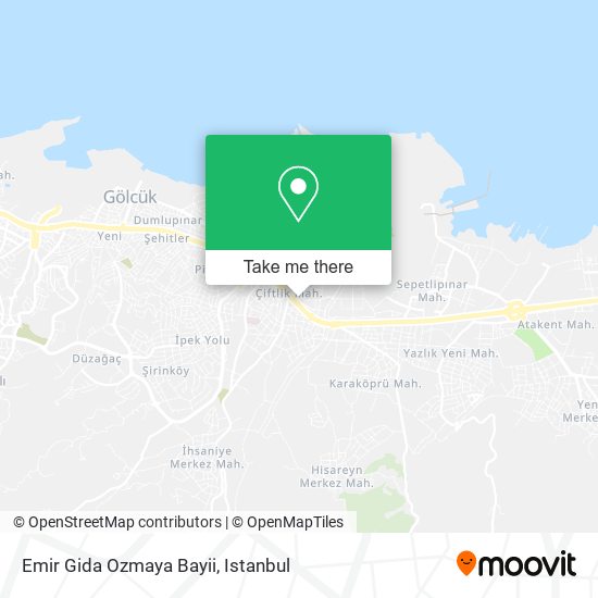 Emir Gida Ozmaya Bayii map