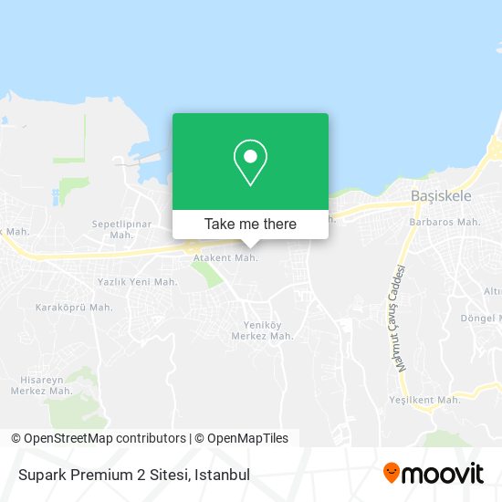 Supark Premium 2 Sitesi map