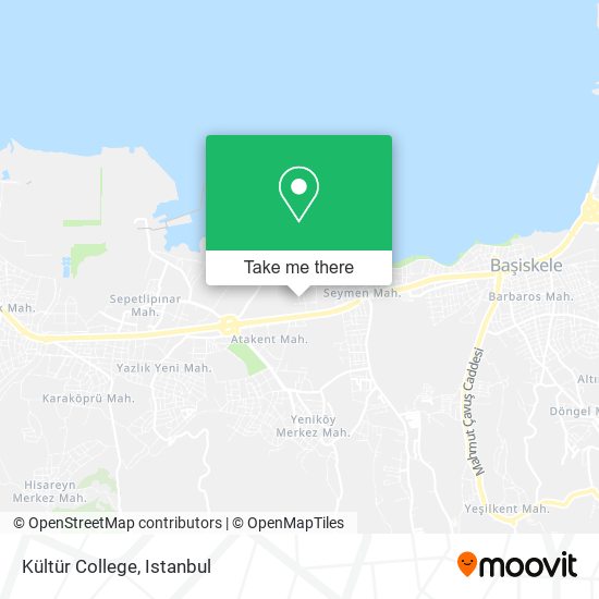 Kültür College map
