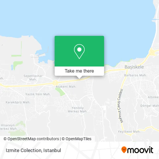 Izmite Colection map