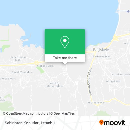 Şehiristan Konutlari map
