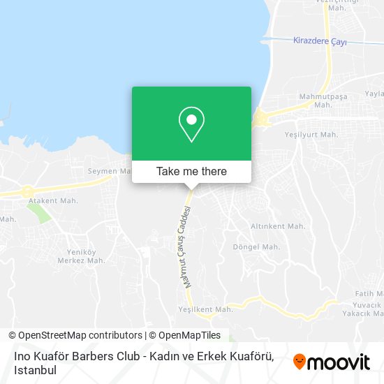 Ino Kuaför Barbers Club - Kadın ve Erkek Kuaförü map