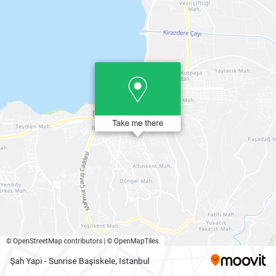Şah Yapi - Sunrise Başiskele map