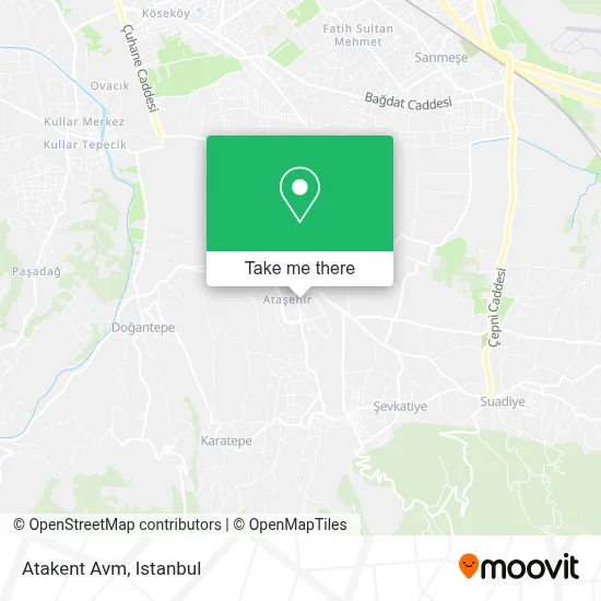 Atakent Avm map