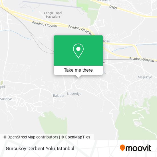 Gürcüköy Derbent Yolu map