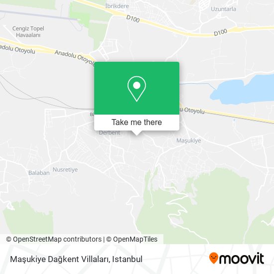 Maşukiye Dağkent Villaları map
