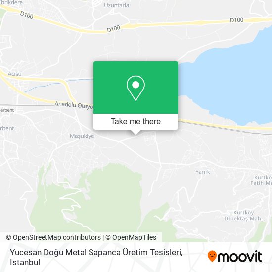 Yucesan Doğu Metal Sapanca Üretim Tesisleri map