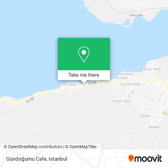 Gündoğumu Cafe map