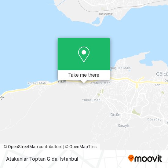 Atakanlar Toptan Gıda map
