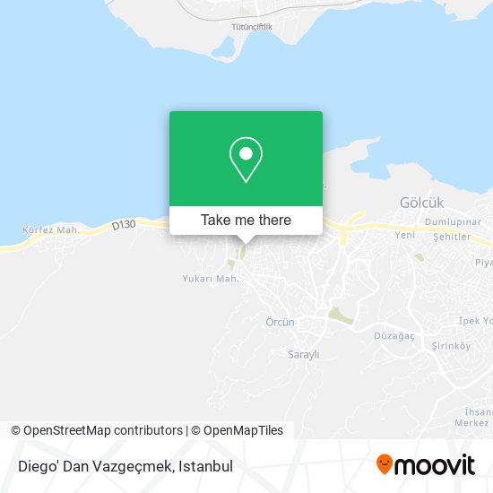 Diego' Dan Vazgeçmek map
