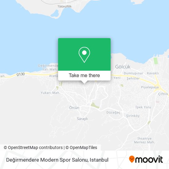 Değirmendere Modern Spor Salonu map
