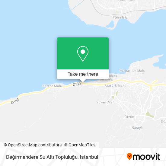 Değirmendere Su Altı Topluluğu map
