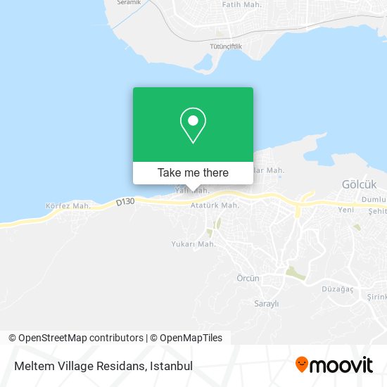 Meltem Village Residans map