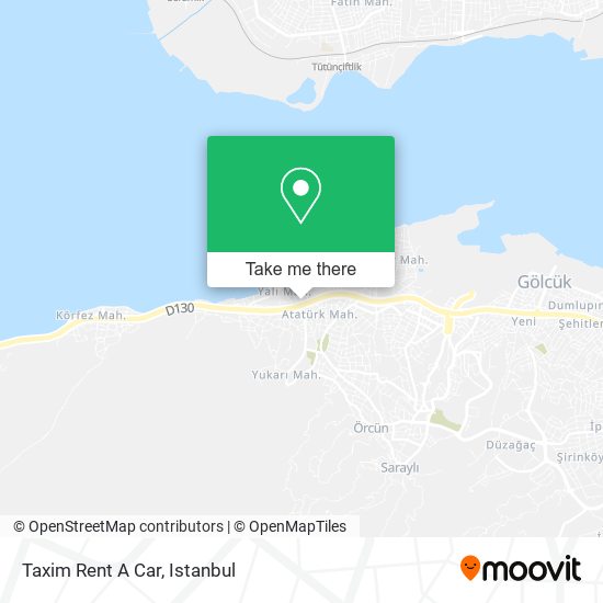 Taxim Rent A Car map