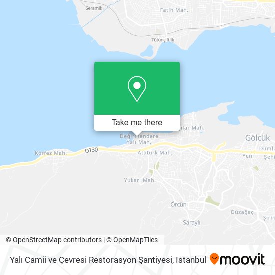 Yalı Camii ve Çevresi Restorasyon Şantiyesi map