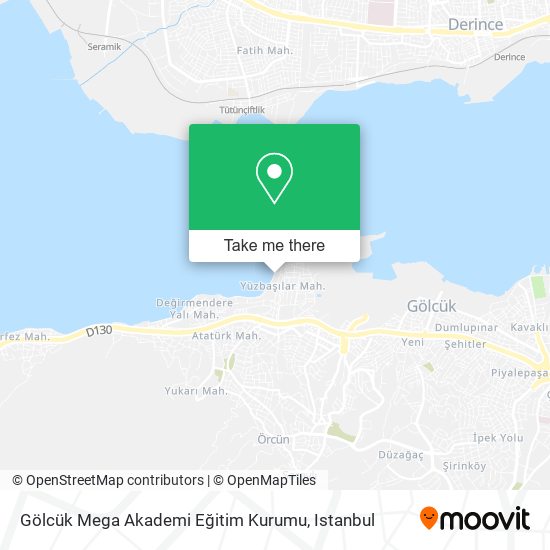 Gölcük Mega Akademi Eğitim Kurumu map