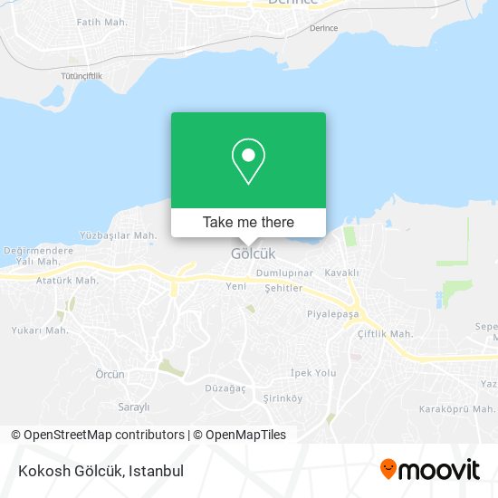 Kokosh Gölcük map