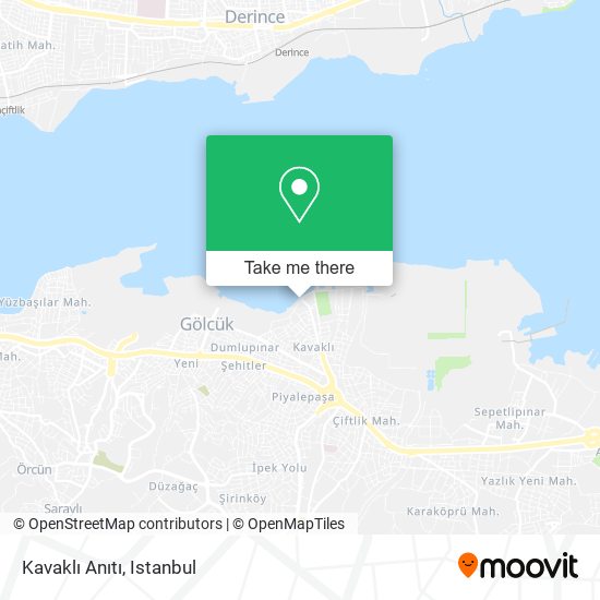 Kavaklı Anıtı map