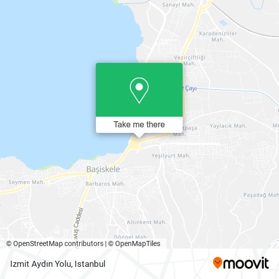 Izmit Aydın Yolu map