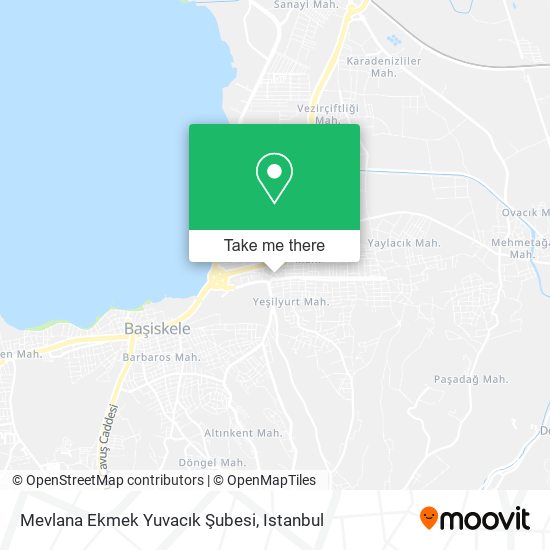 Mevlana Ekmek Yuvacık Şubesi map