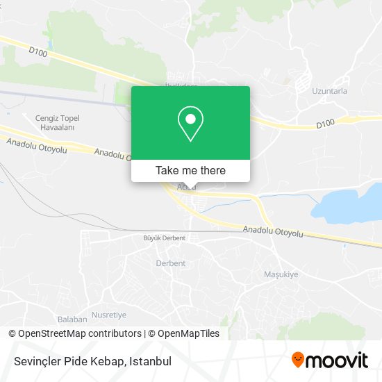 Sevinçler Pide Kebap map