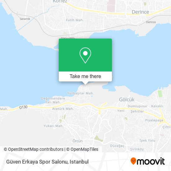 Güven Erkaya Spor Salonu map