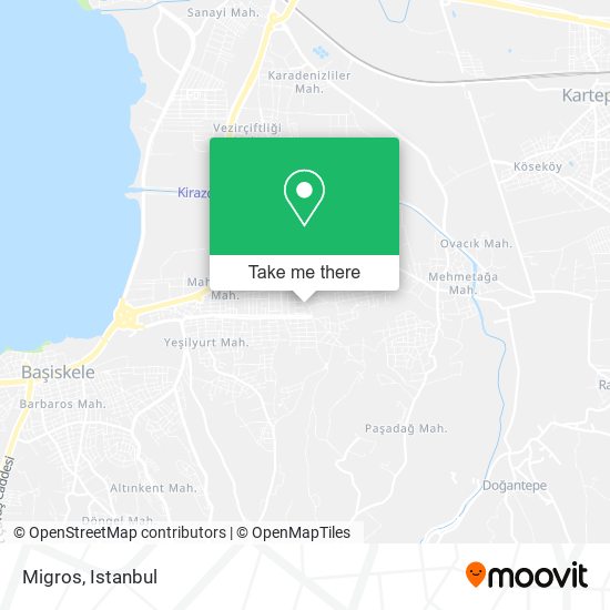 Migros map