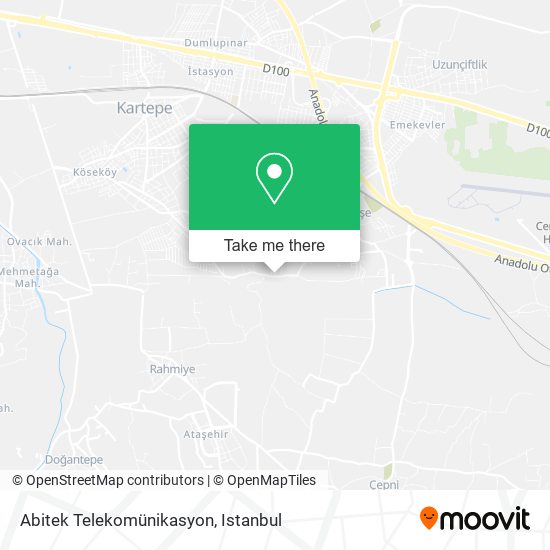 Abitek Telekomünikasyon map