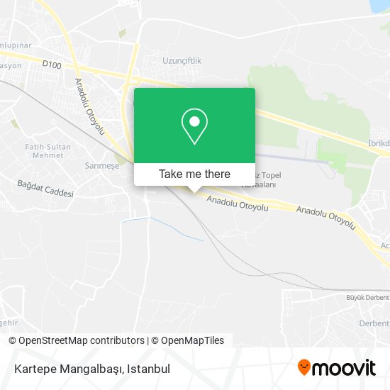 Kartepe Mangalbaşı map