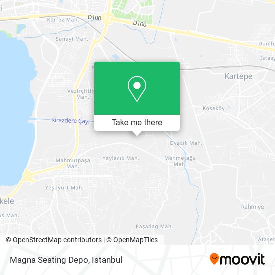 Magna Seating Depo map