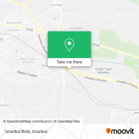 İstanbul Bolu map