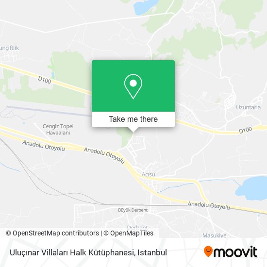 Uluçınar Villaları Halk Kütüphanesi map