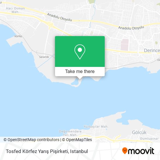 Tosfed Körfez Yarış Pişirketi map