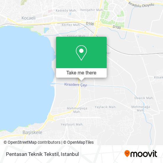 Pentasan Teknik Tekstil map