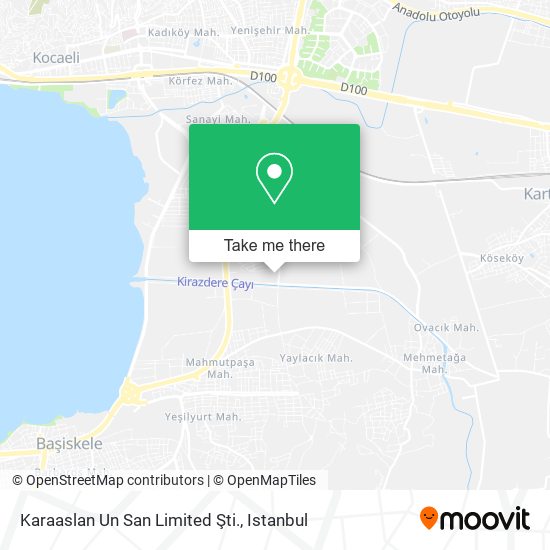 Karaaslan Un San Limited Şti. map