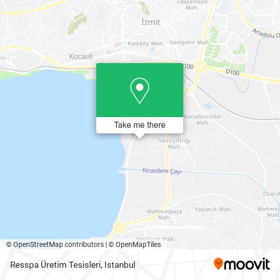 Resspa Üretim Tesisleri map