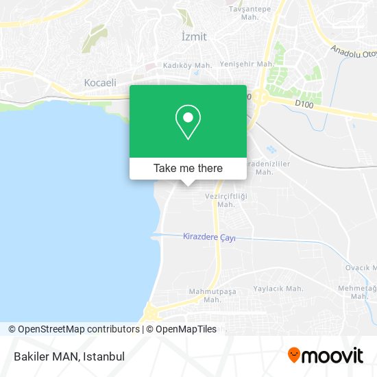 Bakiler MAN map