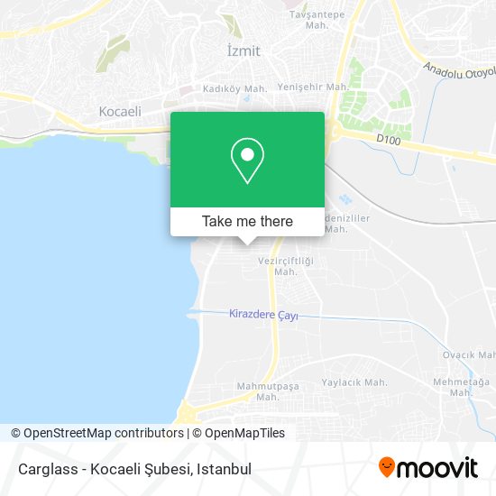 Carglass - Kocaeli Şubesi map