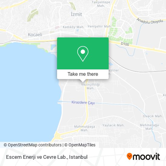 Escem Enerji ve Cevre Lab. map