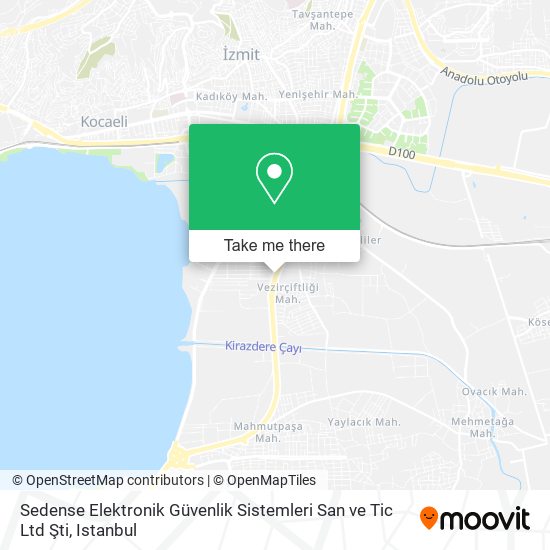 Sedense Elektronik Güvenlik Sistemleri San ve Tic Ltd Şti map