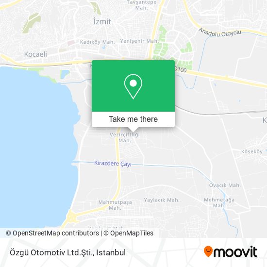 Özgü Otomotiv Ltd.Şti. map