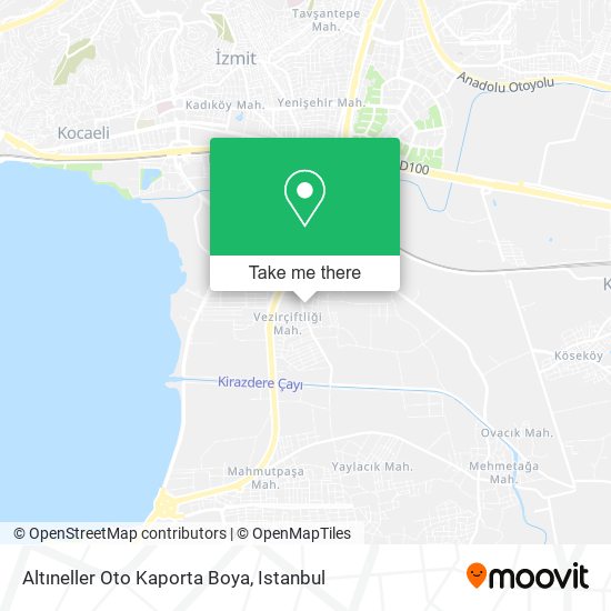 Altıneller Oto Kaporta Boya map
