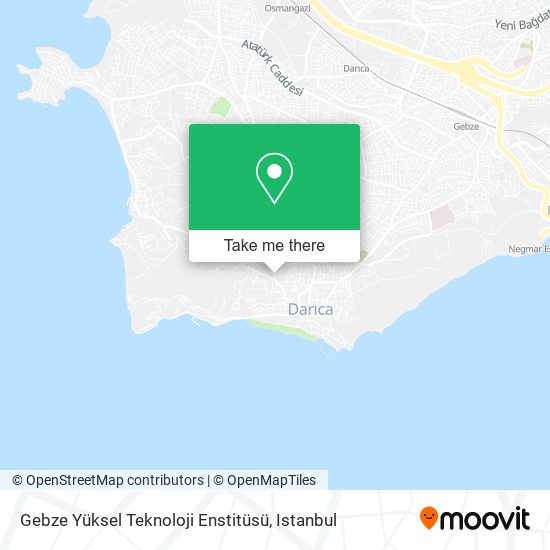 Gebze Yüksel Teknoloji Enstitüsü map