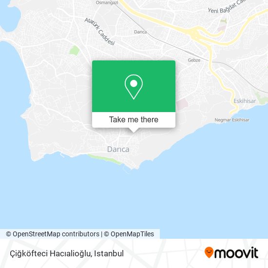 Çiğköfteci Hacıalioğlu map